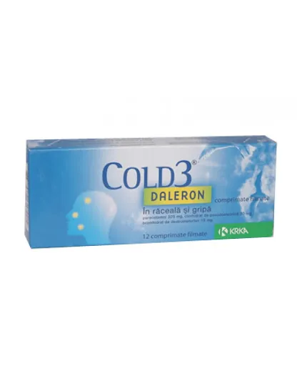 Daleron COLD 3  ,12 tablete