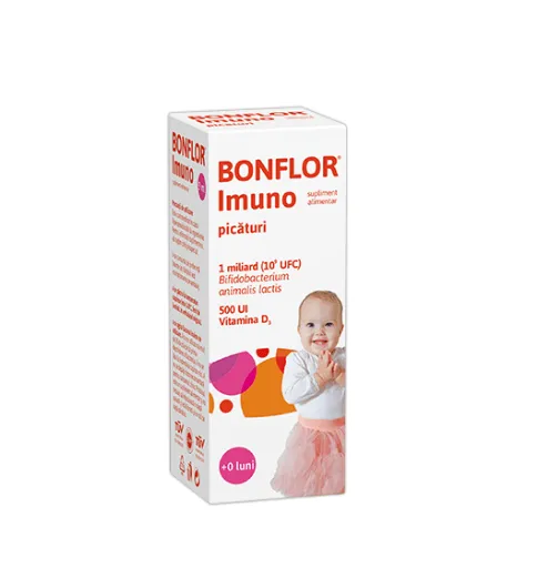 Bonflor Imuno picaturi 0+ luni 9 ml