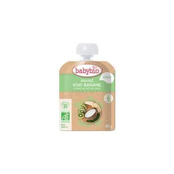 Piure de kiwi, banane si cocos Bio, 85g, BabyBio