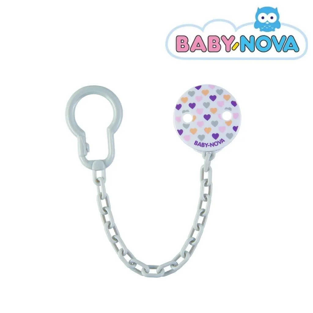 Baby Nova 34133 Lant Pentru Suzete - Inimioare