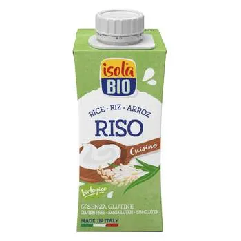 Crema din orez pentru gatit, 200ml, Isola Bio