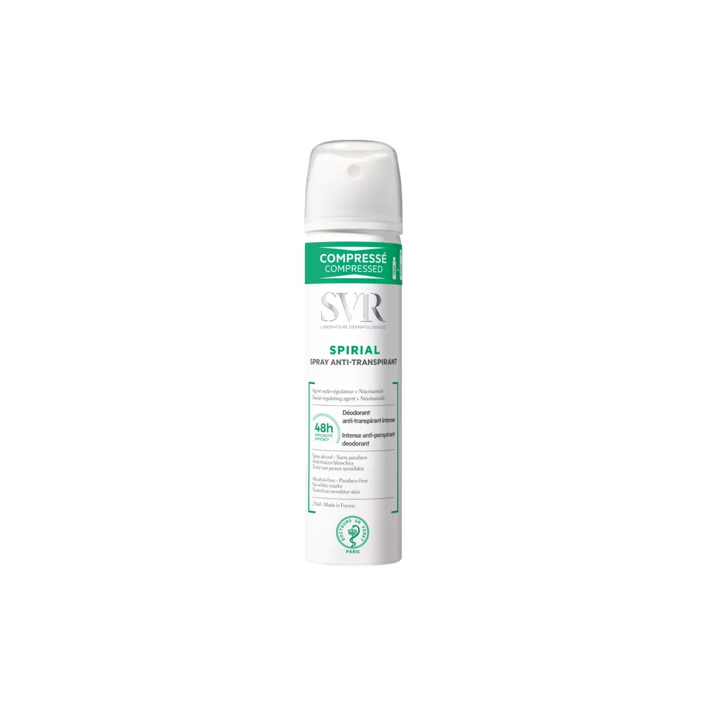 SVR Spirial spray antiperspirant vegetal x 75ml