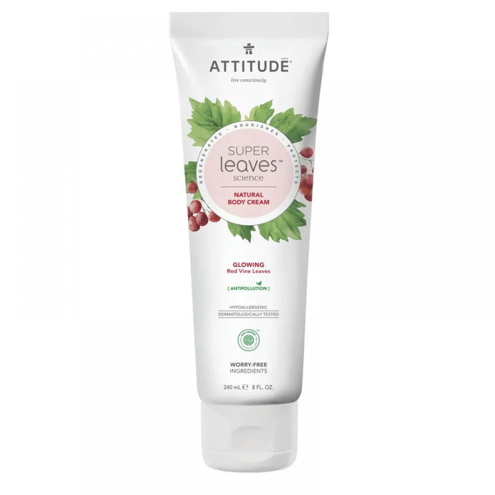 Superleaves Crema de corp - Stralucirea pielii (240 ml), Attitude