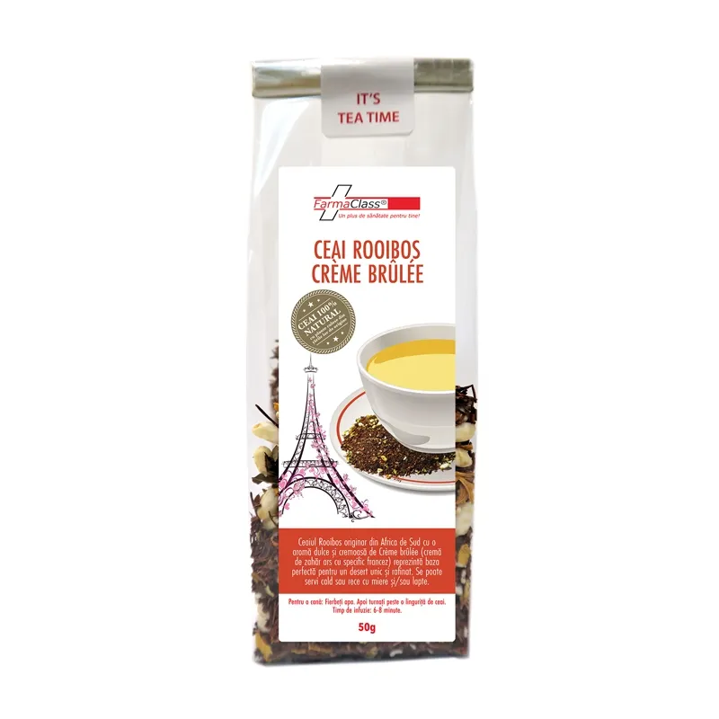 FarmaClass Ceai Rooibos Creme Brulee 50g