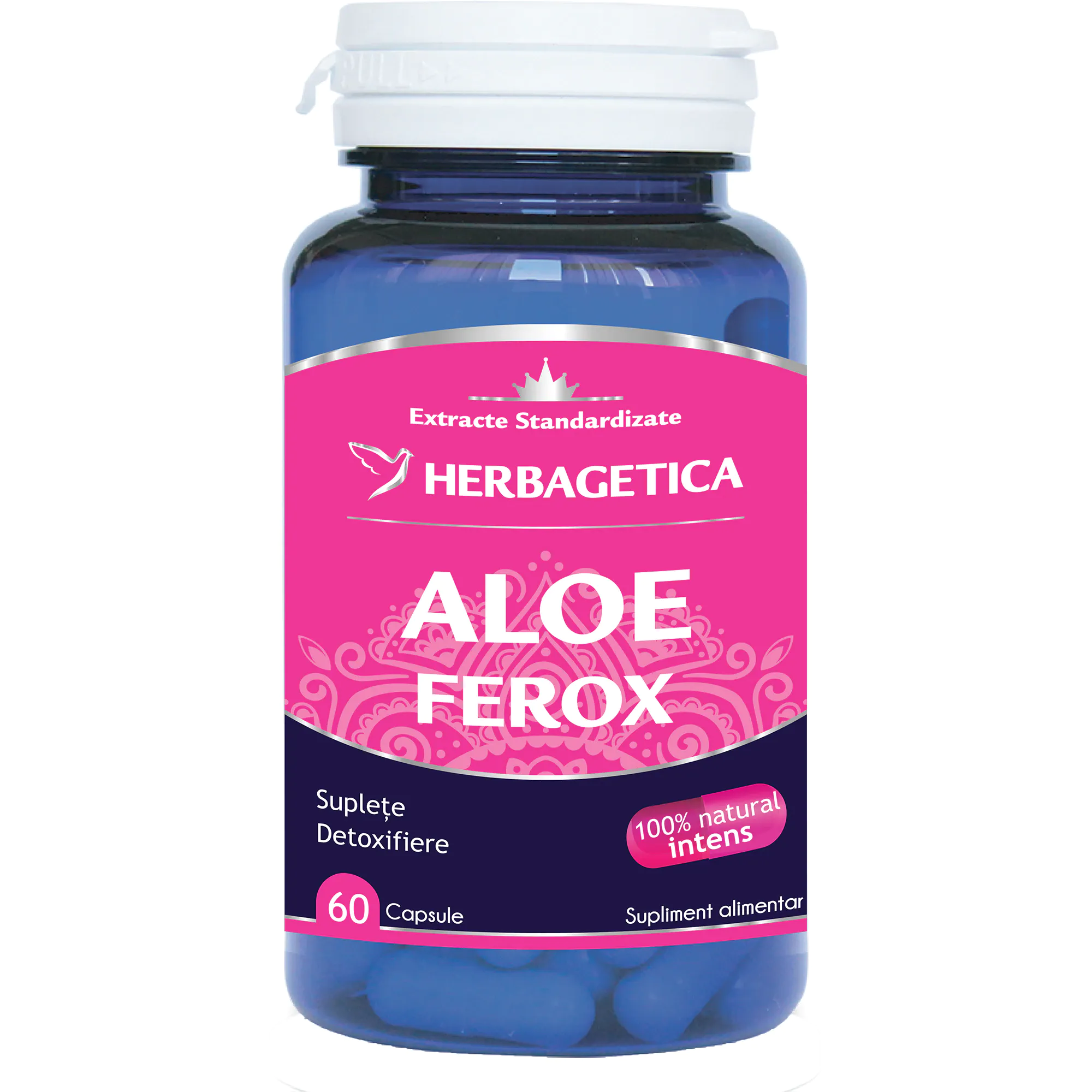 Aloe ferox, 60 capsule, Herbagetica