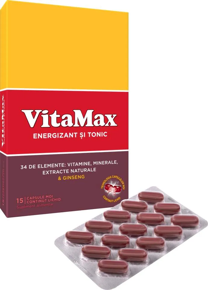 VITAMAX 15 CAPSULE MOI FORMULA NOUA