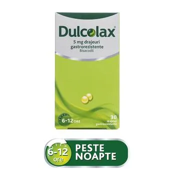 Dulcolax 5mg, 30 drajeuri, Sanofi