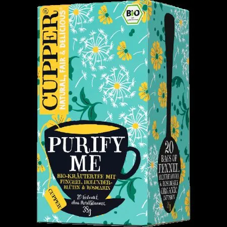 Ceai bio Purify Me, 20 plicuri, Cupper