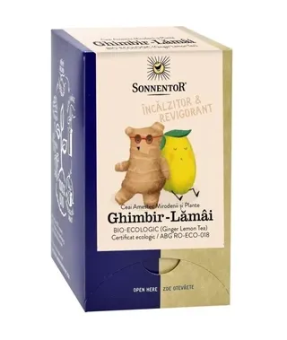 Ceai Ghimbir + Lamaie Eco x 18dz (Sonnentor)