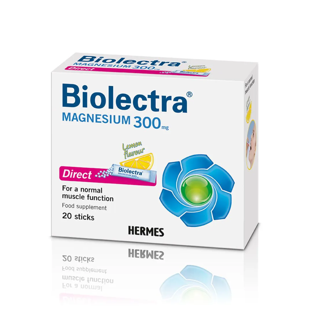 Biolectra Magnesium Lemon 300mg, 20 plicuri, Hermes Arzneimittel