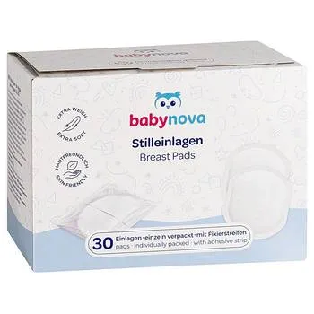 Comprese pentru san cu forma anatomica 34041, 30 bucati, Baby Nova