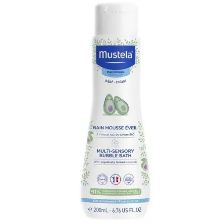 Spuma de baie energizanta, 200 ml, Mustela