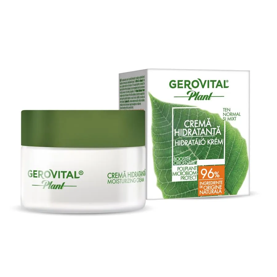 Crema hidratanta Microbiom Protect, 50 ml, Gerovital Plant 186