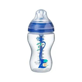 Biberon anti-colici Advanced cu sistem de ventilatie Albastru, 340ml, Tommee Tippee