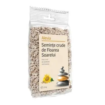 Seminte crude de floarea soarelui, 250g, Alevia