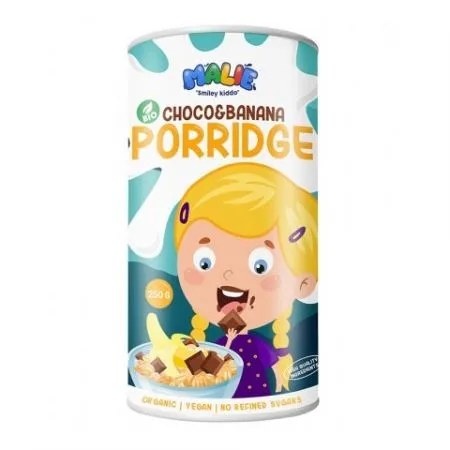 Porridge cu ciocolata si banana Malie, 250 g, Turtle SPRL