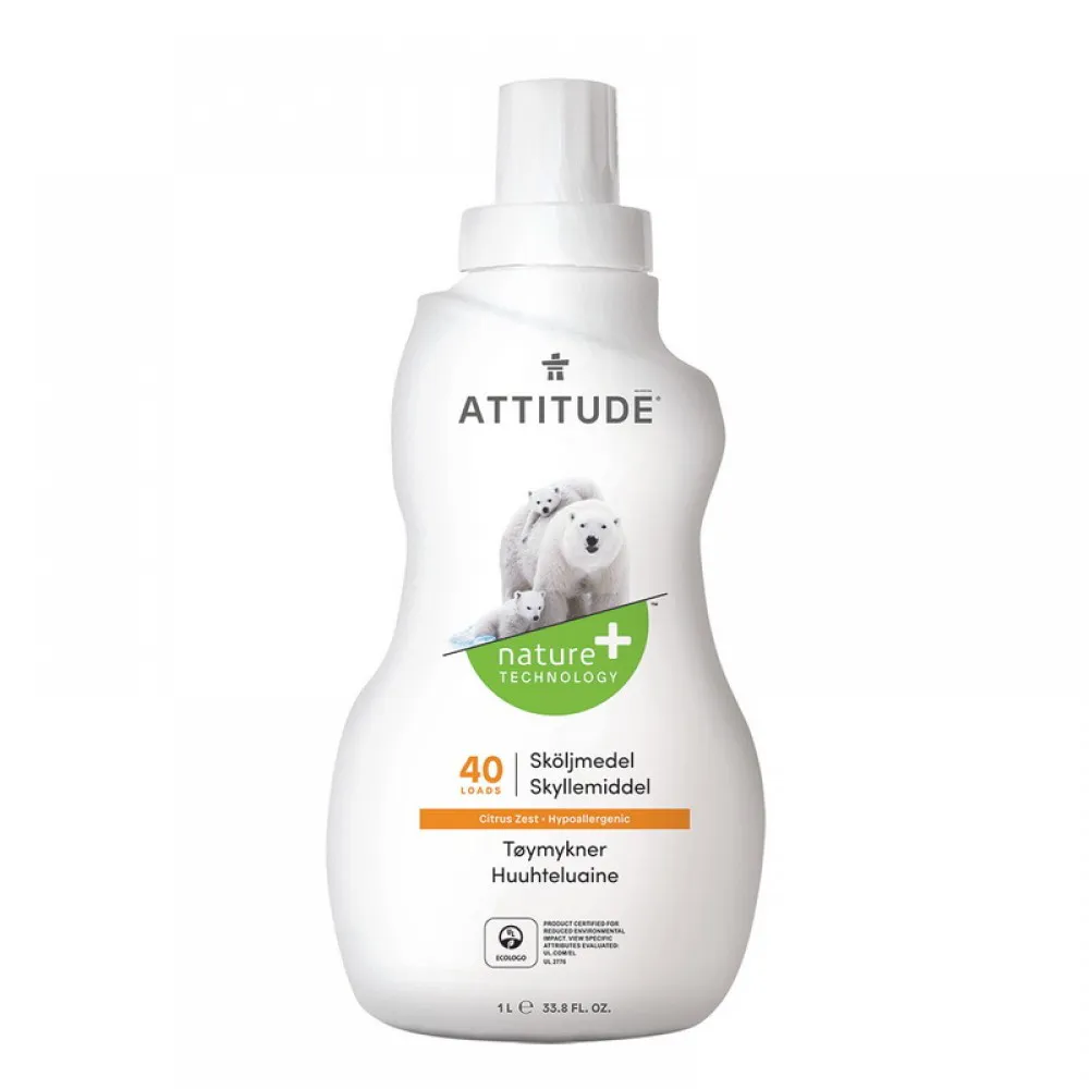 Balsam de rufe, 40 spalari, coaja de citrice (1 L), Attitude