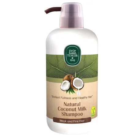 Sampon cu lapte natural de nuca de cocos, 600 ml, Eyup Sabri Tuncer
