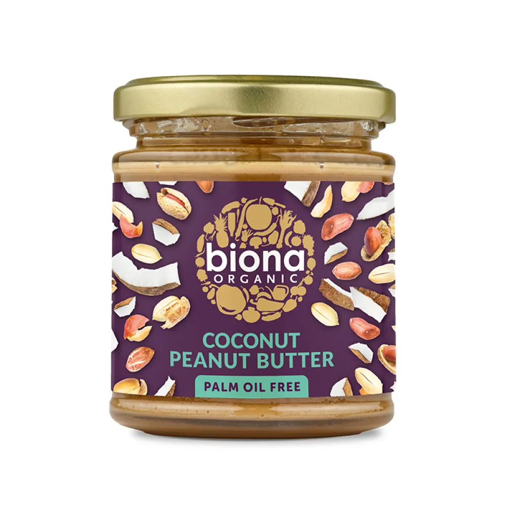 Unt de arahide cu cocos bio (170 grame), Biona