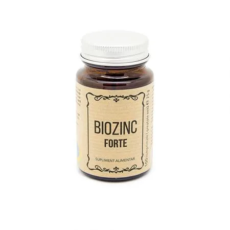 Biozinc Forte, 25 mg, 100 comprimate, Remedia