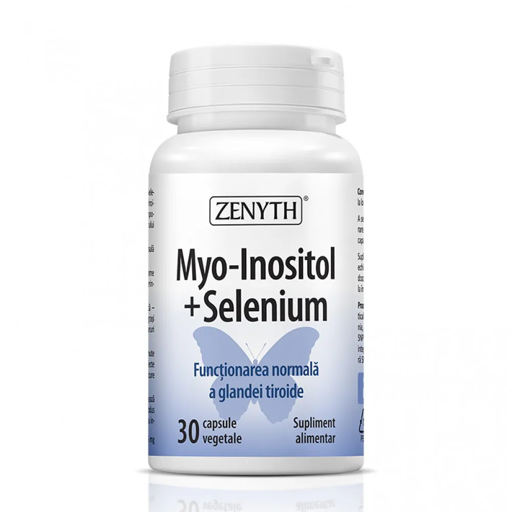 Myo-Inositol cu Selenium (30 capsule), Zenyth Pharmaceuticals