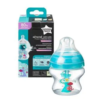 Biberon Advanced anti-colici cu sistem de ventilatie Elefant, 150ml, Tommee Tippee