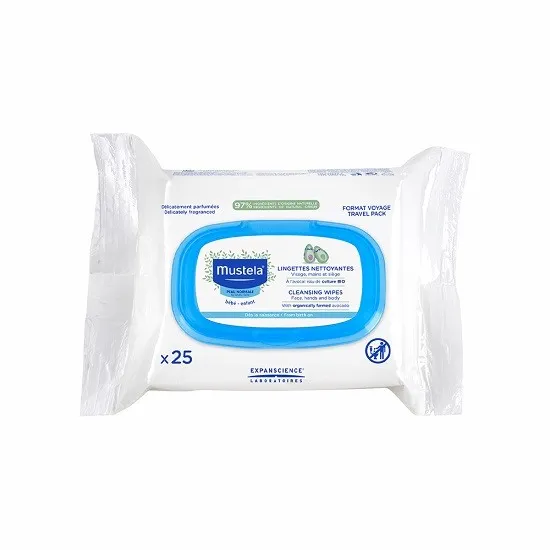MUSTELA SERVETELE CURATATOARE PENTRU FATA 25BUC