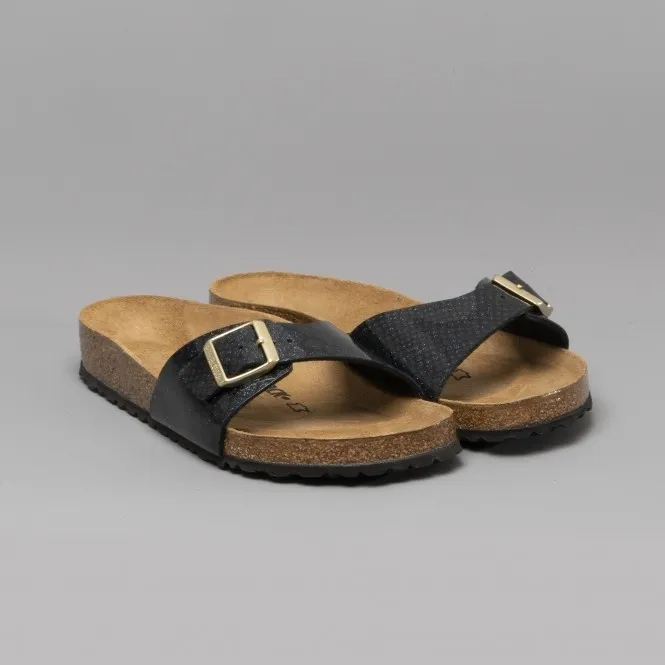 BIRKENSTOCK 1009042 PAPUCI MADRID MAGIC SNAKE BLACK MARIMEA 36