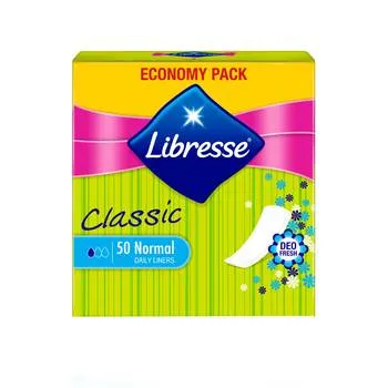 Absorbante zilnice Classic Deo Fresh, 50 bucati, Libresse