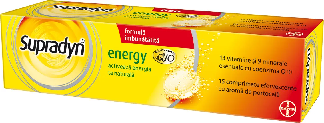 Supradyn energy x 15 cpr eff