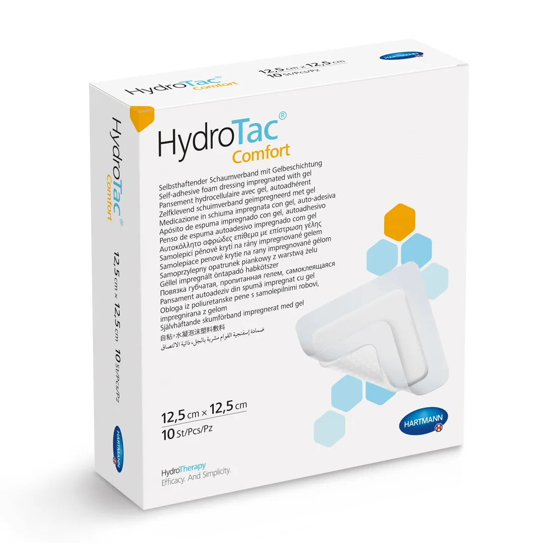 Pansament steril HydroTac comfort, 12,5 x 12,5 cm, 1 cutie/10 bucati, Hartmann