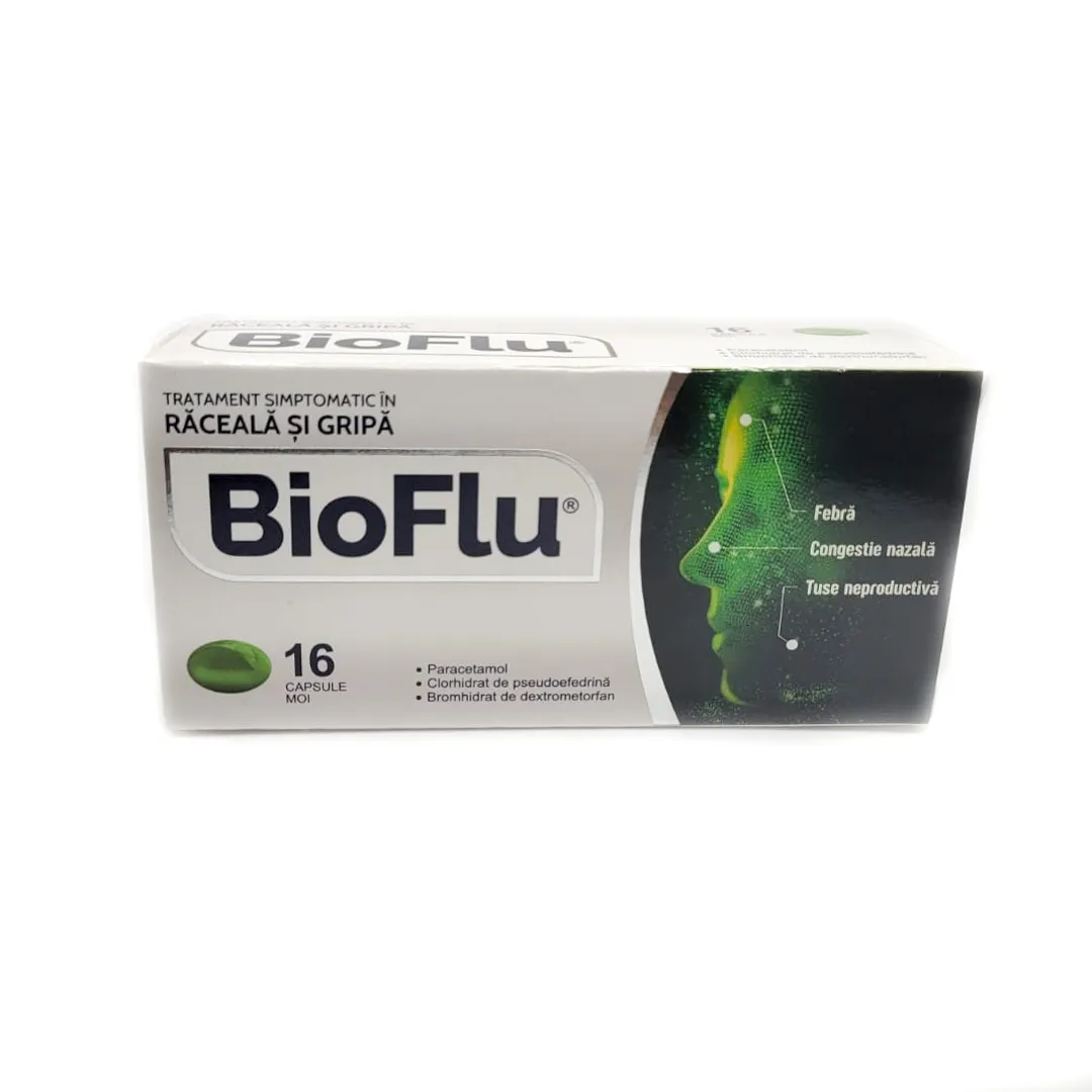 Bioflu, 16 comprimate, Biofarm