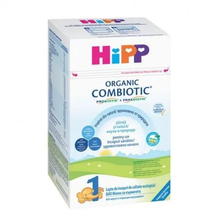 Hipp Organic Combiotic 1 formula de lapte de început, +0 luni, 800 g