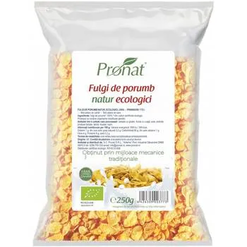 Fulgi de porumb Natur Bio, 250g, Pronat