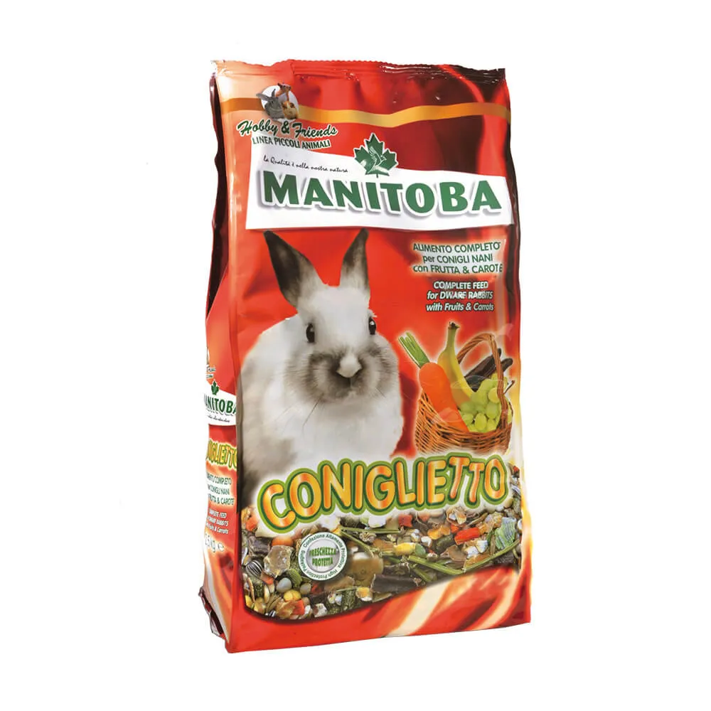 Manitoba Coniglietto - Hrana completa pentru iepuri pitici - 1kg