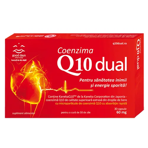 Coenzima Q10 Dual 60 mg, 30 capsule, Damar General Trading