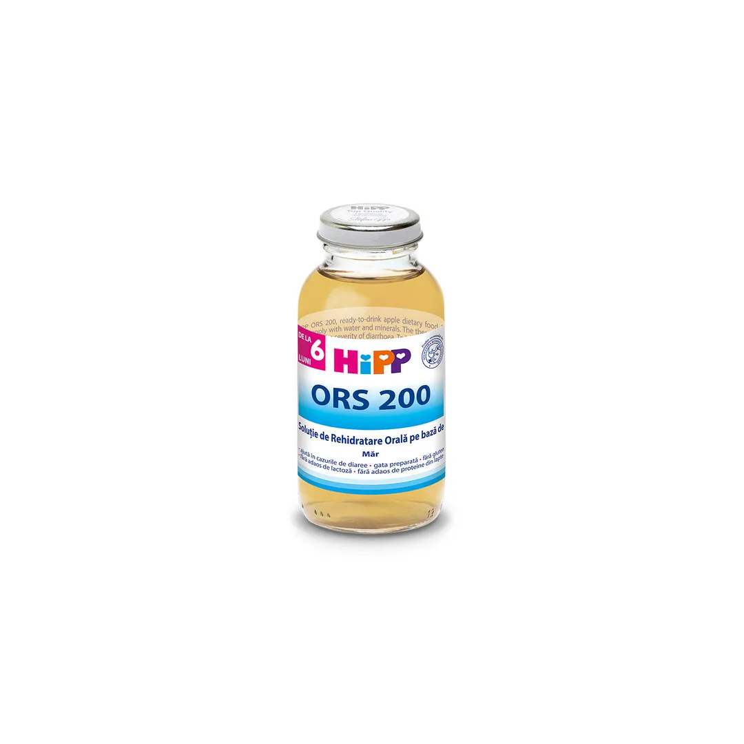 Solutie de rehidratare orala pe baza de mar ORS 200, 200 ml, Hipp