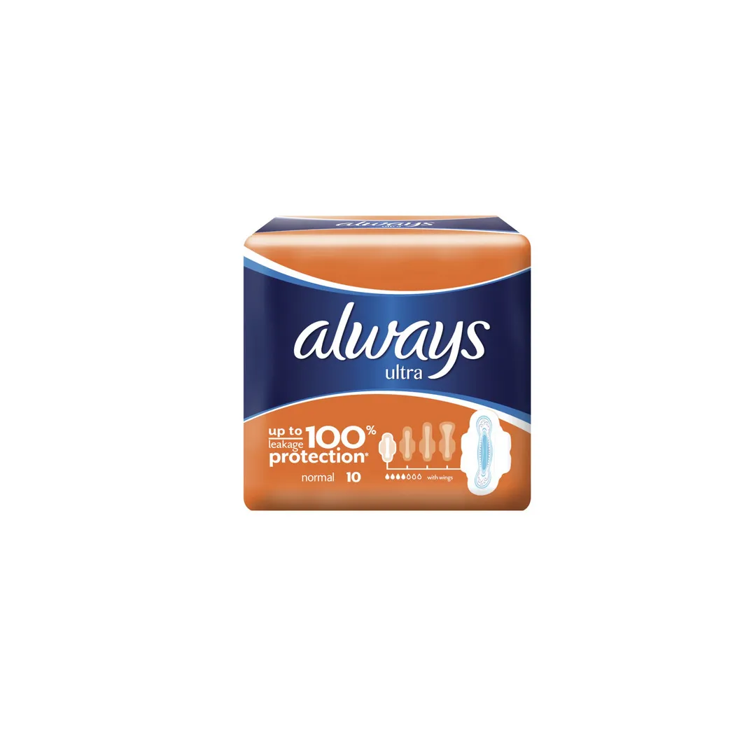 Absorbante Always Ultra Normal Plus, 10 bucati
