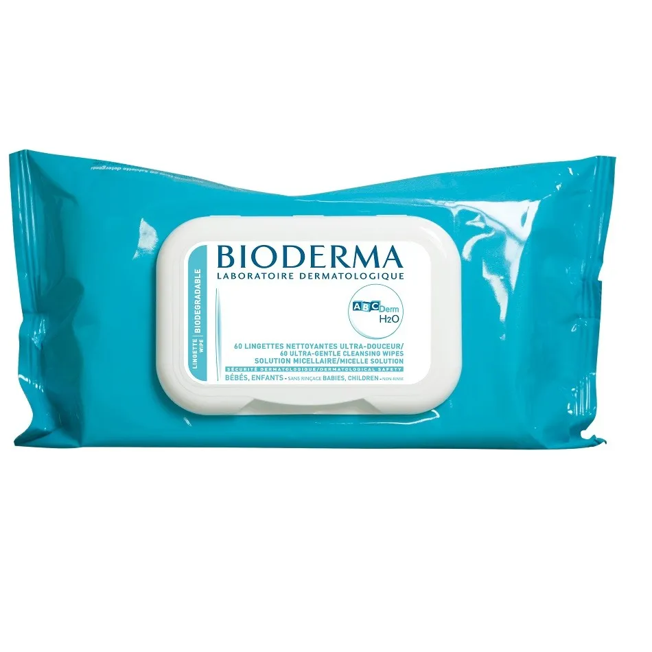 BIODERMA ABCDERM SERVETELE UMEDE 60BUC