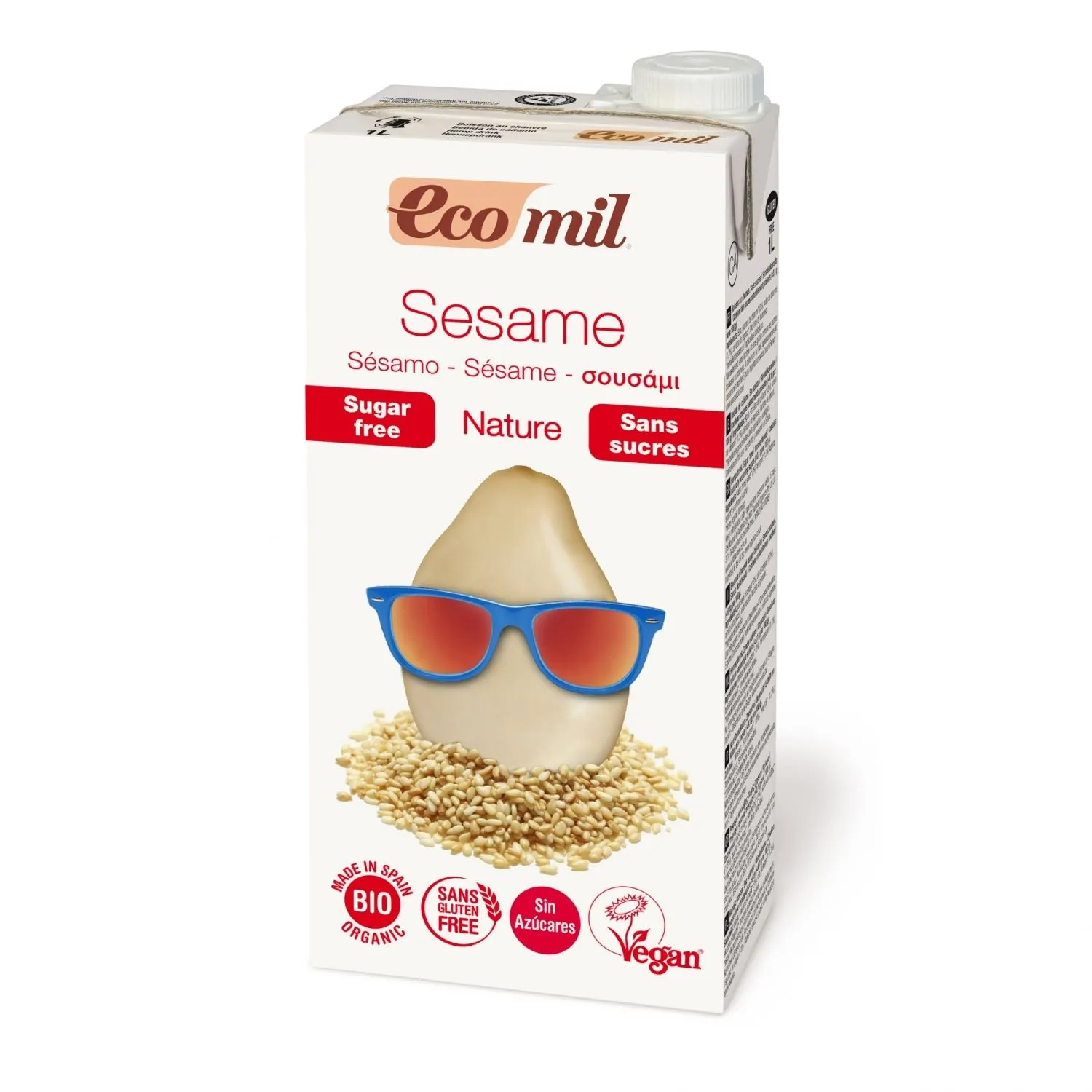 Lapte Bio susan fara zahar x 1l (Ecomil)