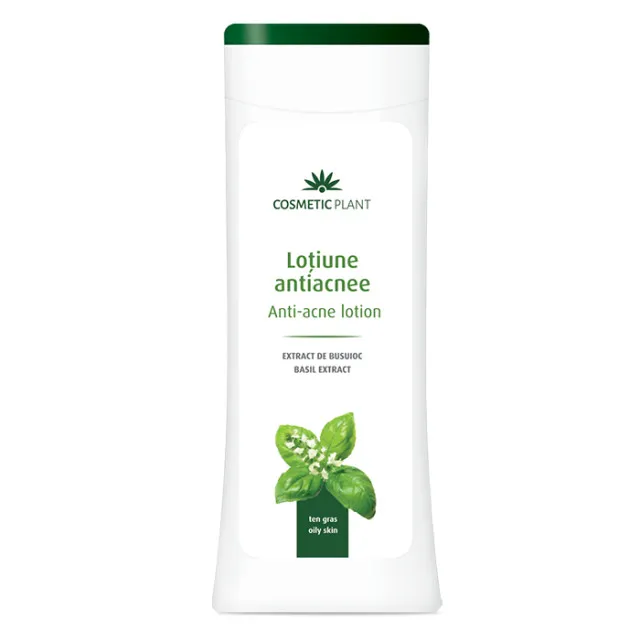 Lotiune antiacnee cu busuioc, 200 ml, Cosmetic Plant