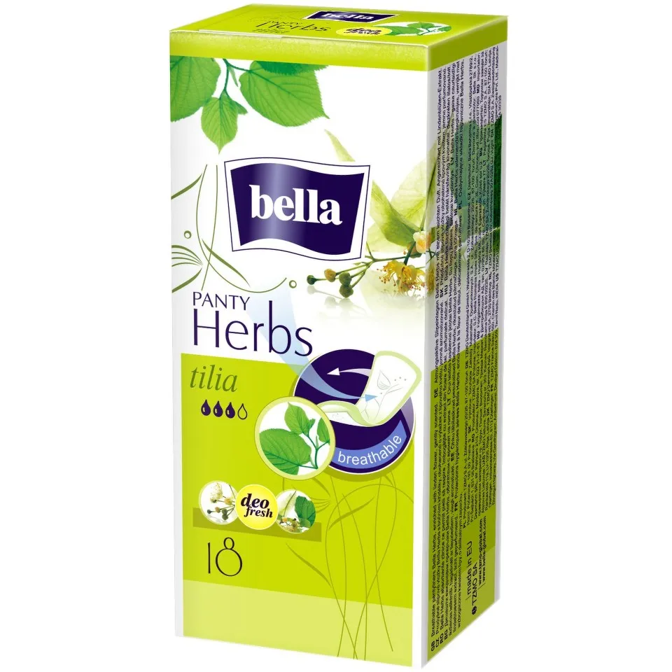 BELLA HERBS FLOARE DE TEI ABSORBANTE 18BUC