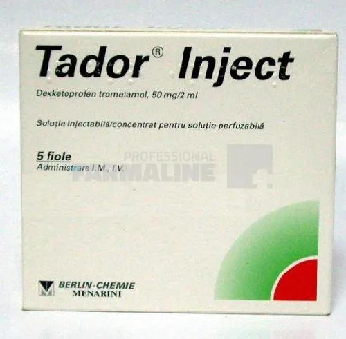 Tador injectabil 50 mg / 2 ml 5 fiole