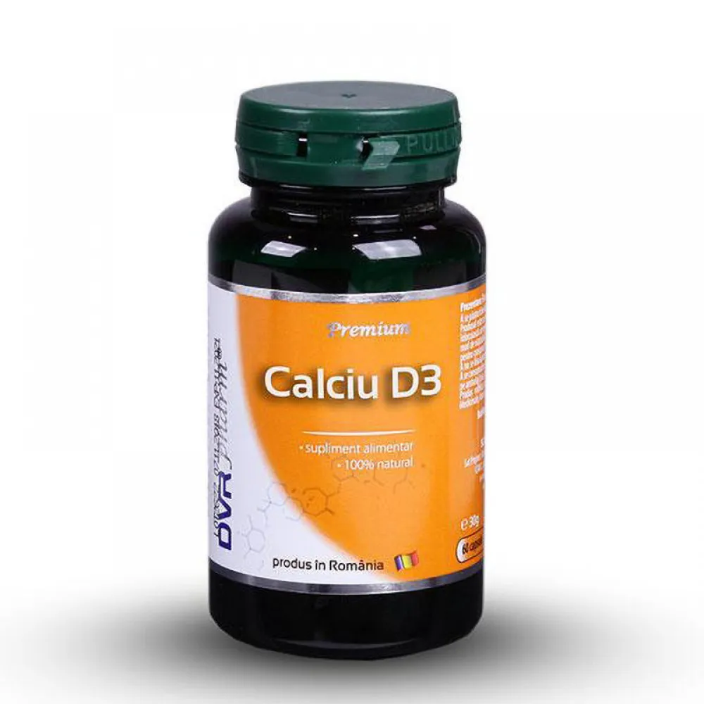 Calciu D3 (60 capsule), DVR Pharm