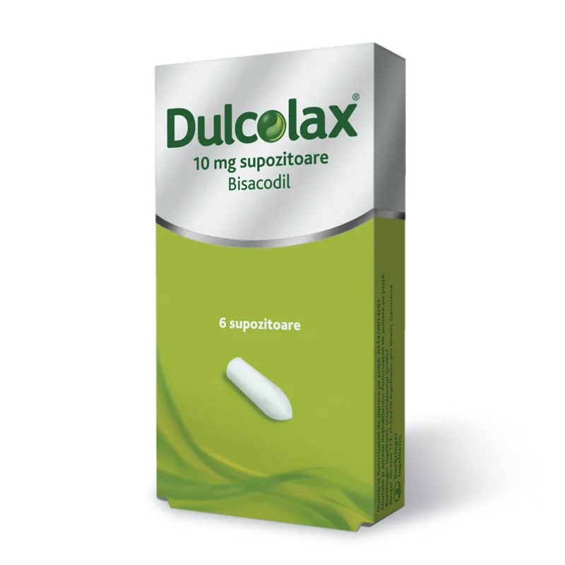 Dulcolax 10mg , 6 supozitoare
