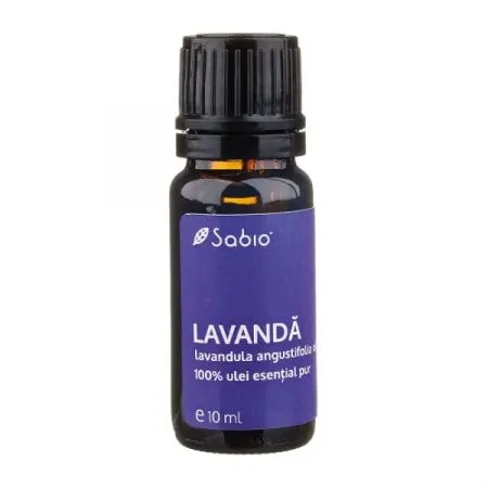 Ulei 100% pur esential Lavanda, 10 ml, Sabio