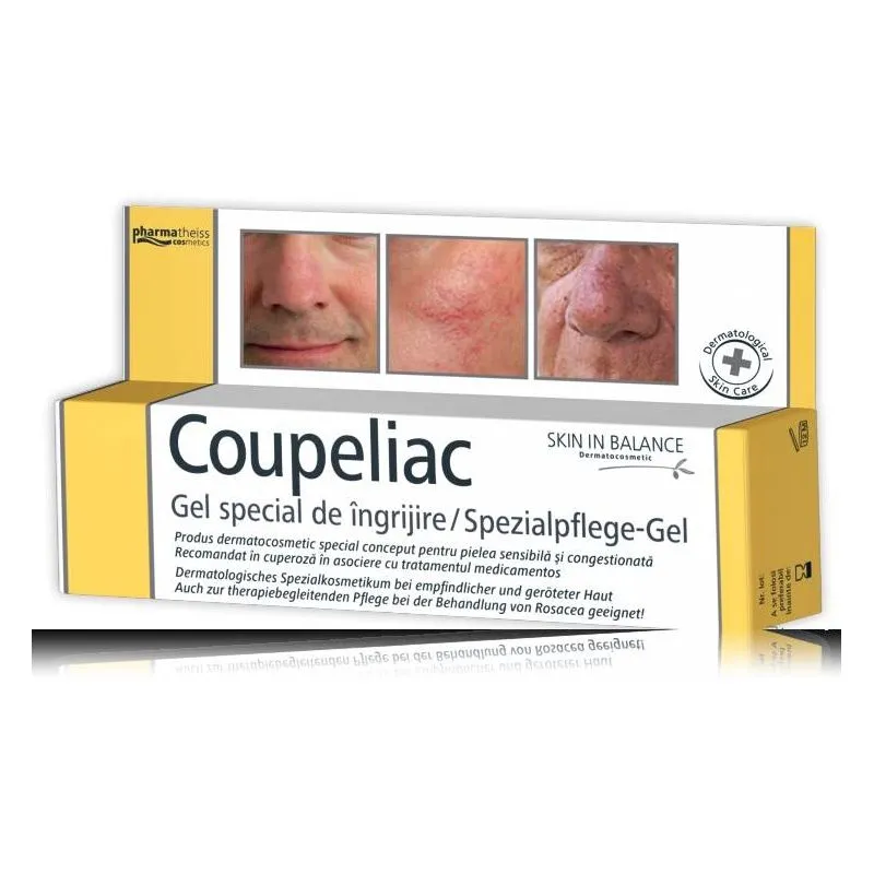 Gel pentru pielea sensibila si congestionanta Coupeliac, 20 ml, Pharmatheiss Cosmetics