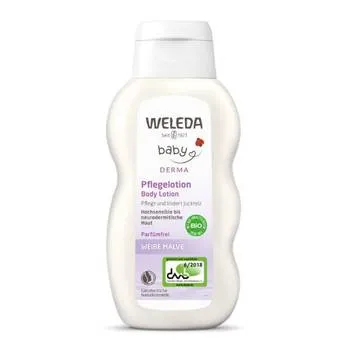 Lotiune de corp cu nalba alba Baby Derma, 200ml, Weleda