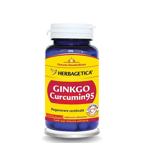 GINKGO Curcumin95 x 120cps(Herbagetica)