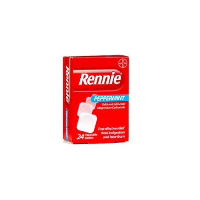 Rennie Peppermint , 24 tablete